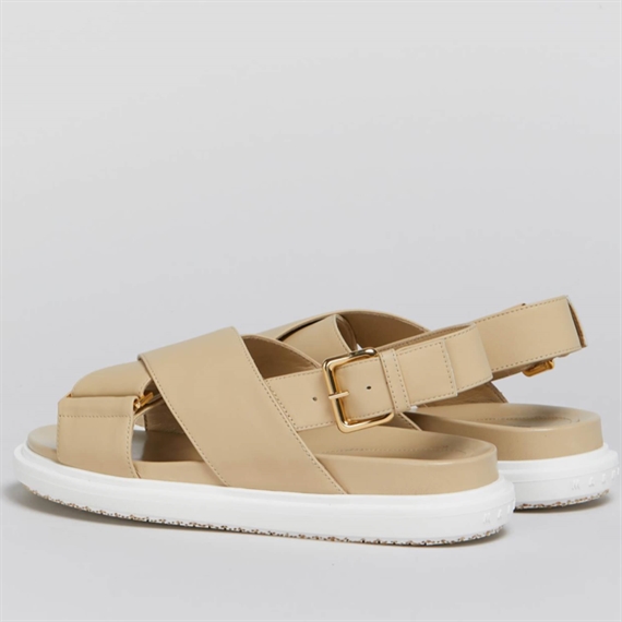 MARNI Fussbett Sandaler, Winter Wheat 